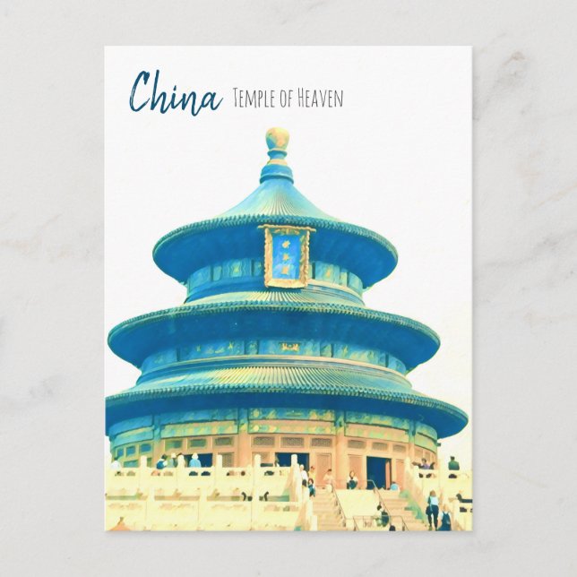 Postal China: Templo del Cielo (Anverso)