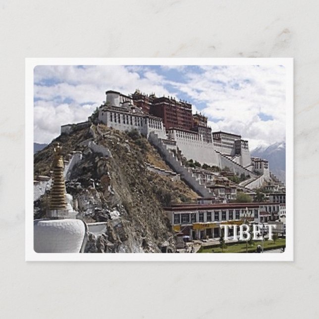 Postal China - Tibet - (Anverso)