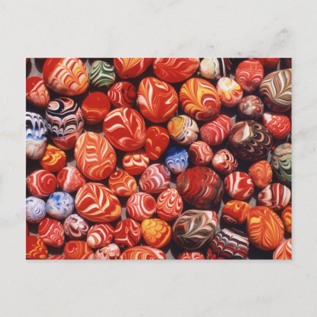 Postal China, tumbas muertas, recuerdos de vidrio pintado (Anverso)