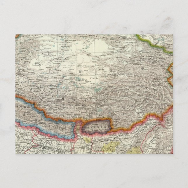 Postal China y el Tíbet (Anverso)