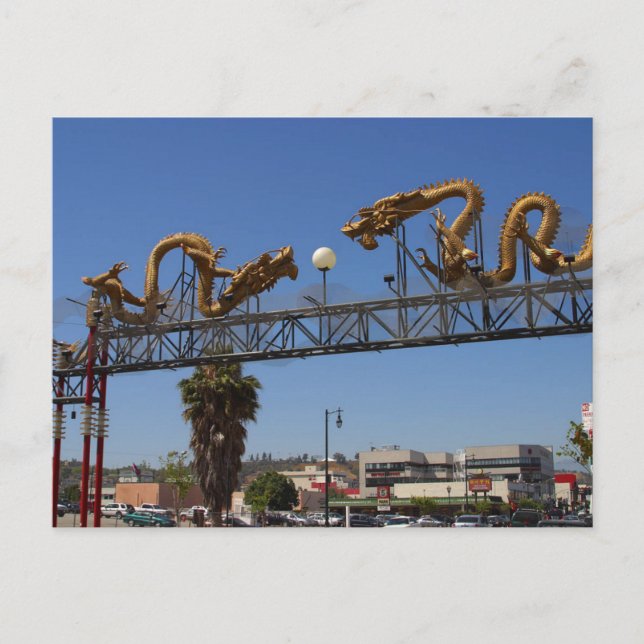 Postal chinatown-los-angeles (Anverso)