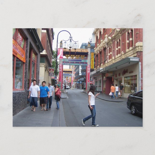 Postal Chinatown - Melbourne, Australia (Anverso)