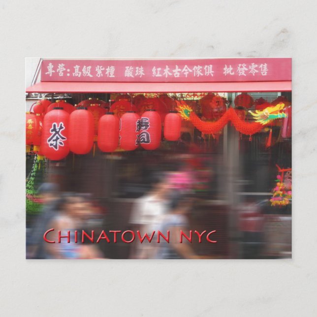 Postal Chinatown New York (Anverso)
