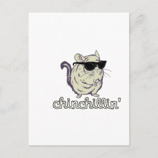 Postal Chinchillin Chinchilla amarilla