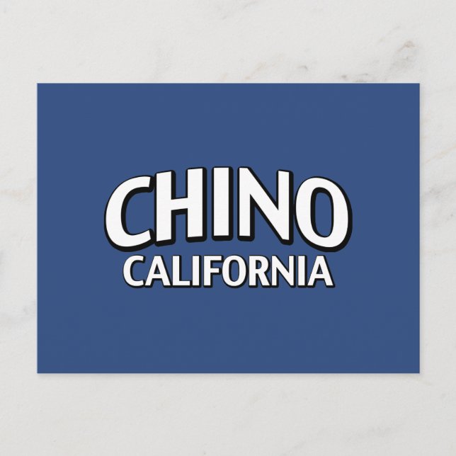 Postal Chino California (Anverso)