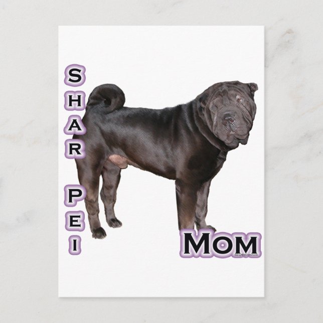 Postal Chino Shar-Pei Mom 4 (Anverso)