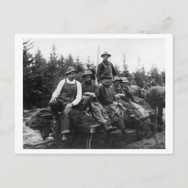 Postal Chinook, equipo WALogging, WA (Anverso)