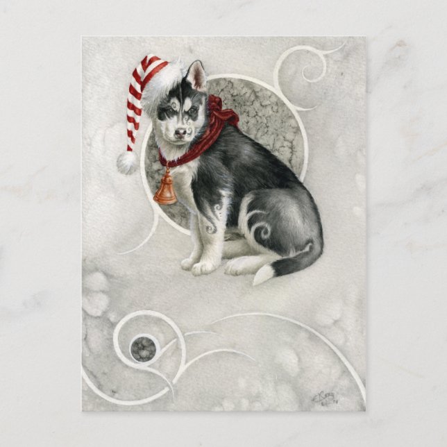 Postal Chiot elfique (Anverso)