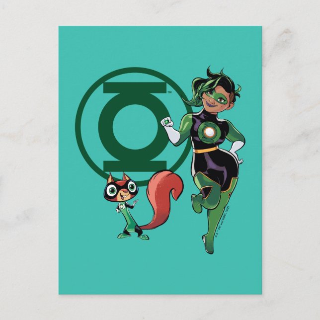 Postal Chip & Green Lantern (Anverso)