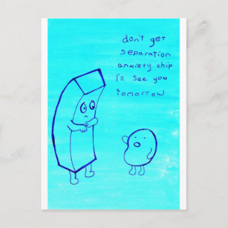 Postal chip y papa nueva