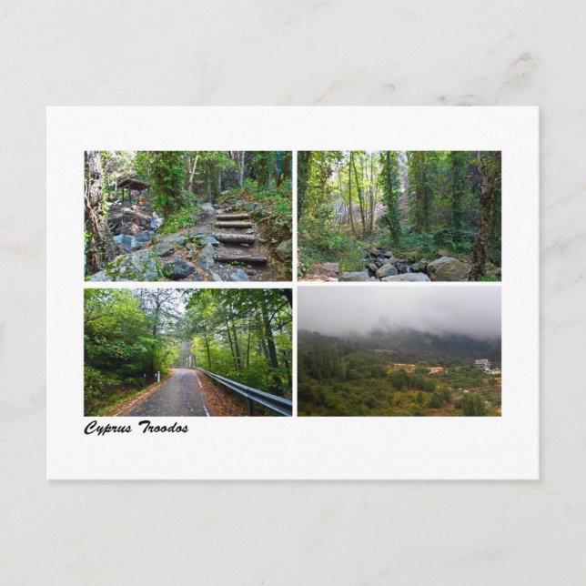 Postal Chipre Troodos (Anverso)