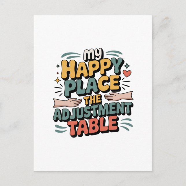 Postal Chiropractic Adjustment Bliss for Back Pain Relief (Anverso)