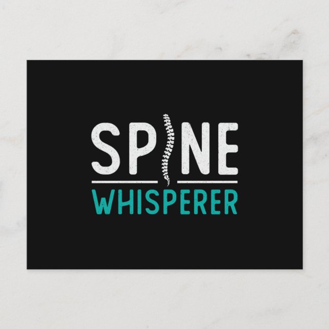 Postal Chiropractor Spine Whisperer Chiropractico (Anverso)