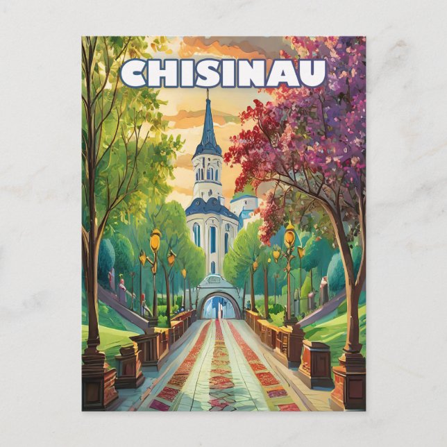Postal Chisinau, cœur vibrant de la Moldavie (Anverso)