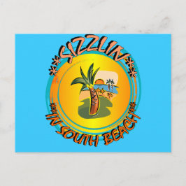 Postal Chisporroteando en South Beach