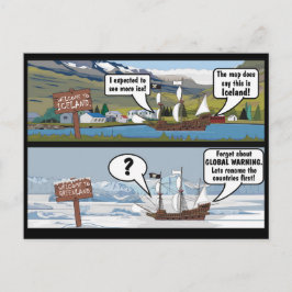 POSTAL CHISTE DE CAMBIO CLIMÁTICO