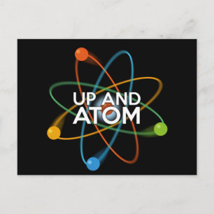 Postal Chiste de ciencia UP AND ATOM