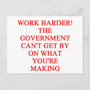 Postal chiste de gasto público