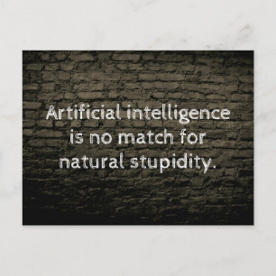 Postal Chiste de inteligencia artificial