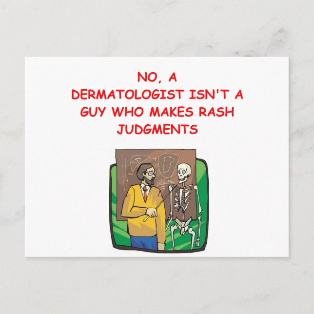 Postal chiste de la escuela de medicina (Anverso)