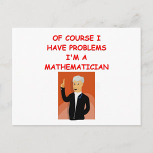 Postal chiste de la matemáticas