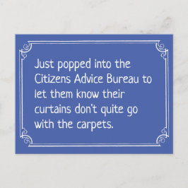 Postal Chiste de la Oficina de Asesoramiento Ciudadano di