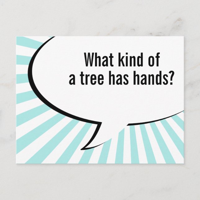 Postal chiste de la palmera de la flora (Anverso)