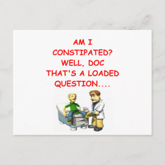 Postal chiste de proctología