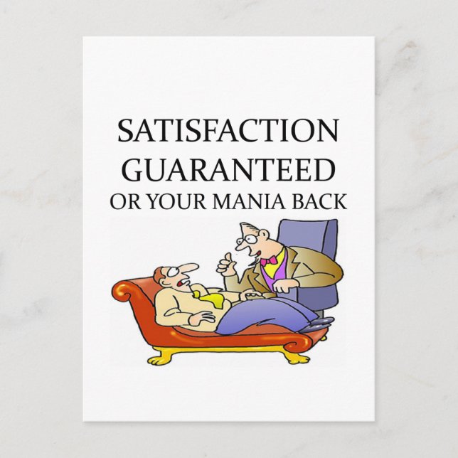 Postal Chiste DE PSICOLOGÍA (Anverso)