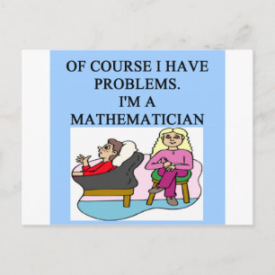 Postal CHISTE de psicología MATH