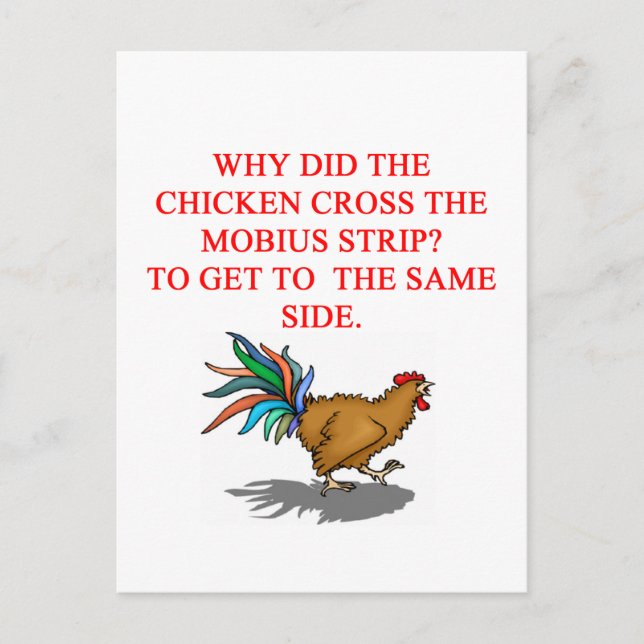 Postal chiste de tiras móviles (Anverso)