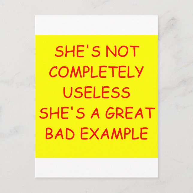 Postal Chiste DIVORCE (Anverso)