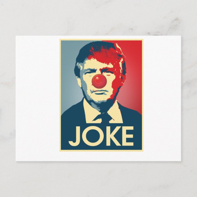 Postal Chiste Donald Trump — Anti-Trump 2016 - (Anverso)