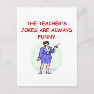 Postal chiste educativo