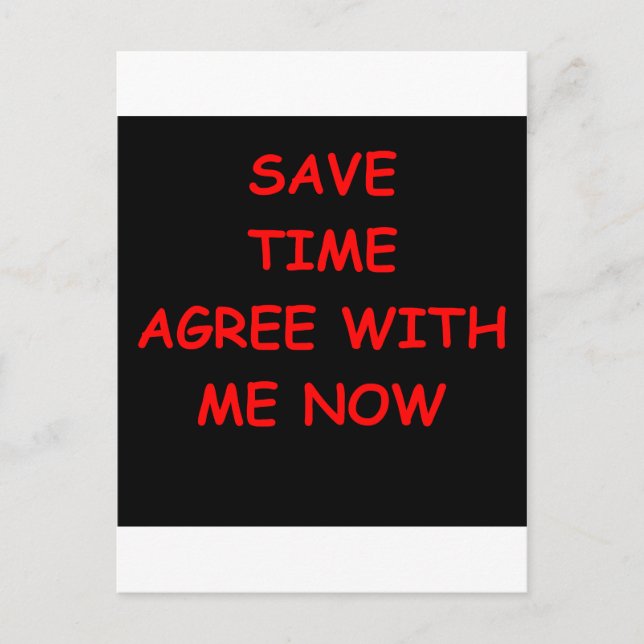 Postal chiste gracioso para ti (Anverso)