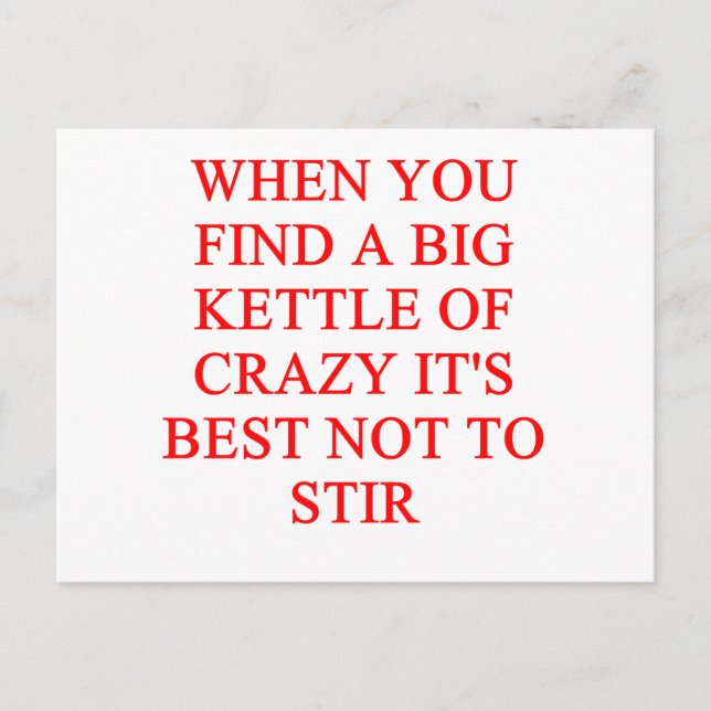 Postal chiste loco del insne (Anverso)