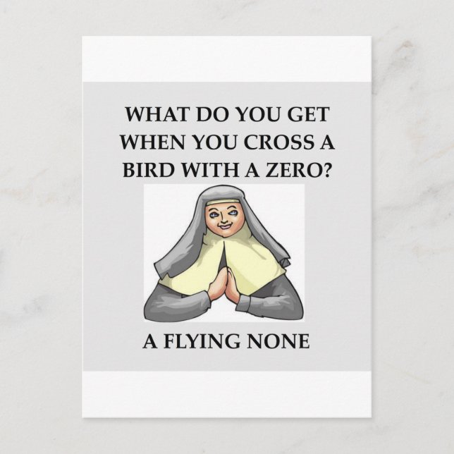 Postal chiste matemático (Anverso)