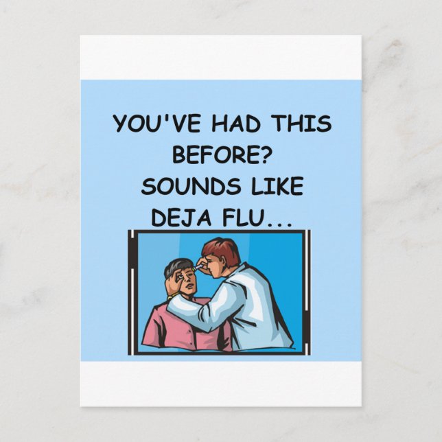 Postal CHISTE médica (Anverso)