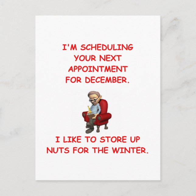 Postal chiste psicológico (Anverso)