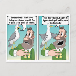 POSTAL CHISTE SEAGULL.