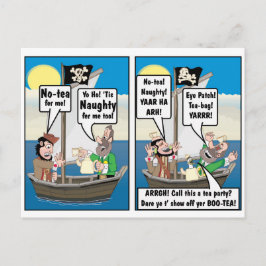 POSTAL CHISTE TEA BAG.