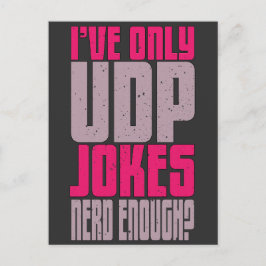 Postal Chiste udp del programador de informática