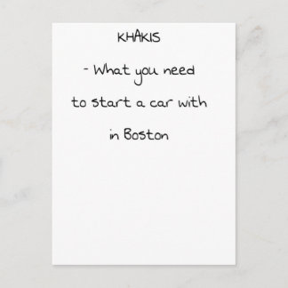 Postal Chistes de Boston