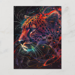 Postal Chita con senderos de luz rojizos