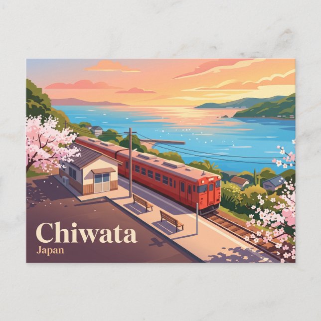 Postal Chiwata, Japón (Anverso)