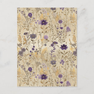 Postal Chiyogami violeta