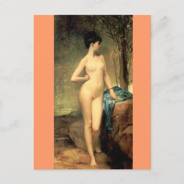 Postal Chloe - Arte de época - Pinturas famosas - Lefebvr (Anverso)