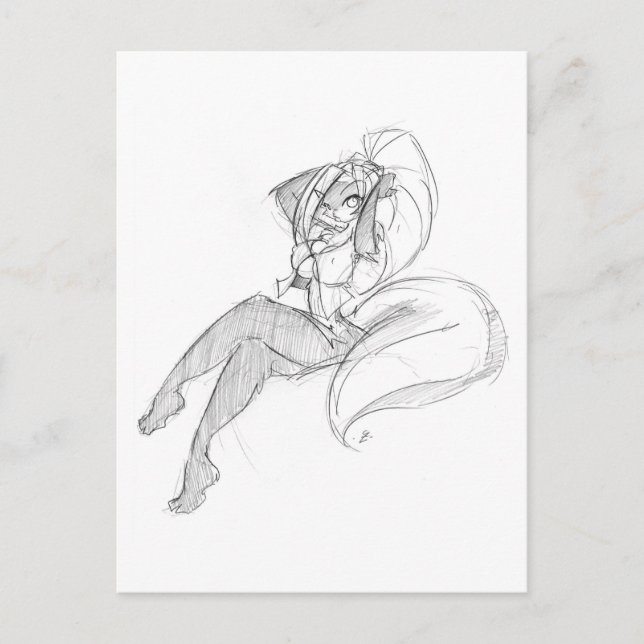 Postal Chloe Bored 05 (Anverso)