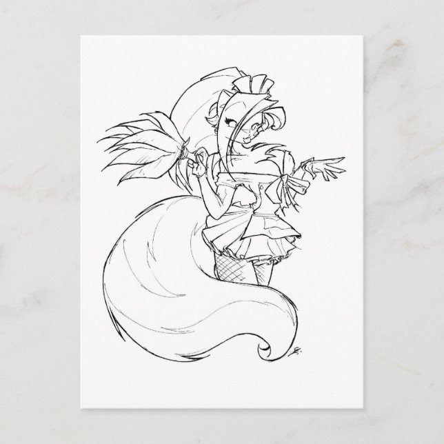 Postal Chloe Maid (Anverso)