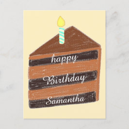 Postal Chocolate Cake Slice